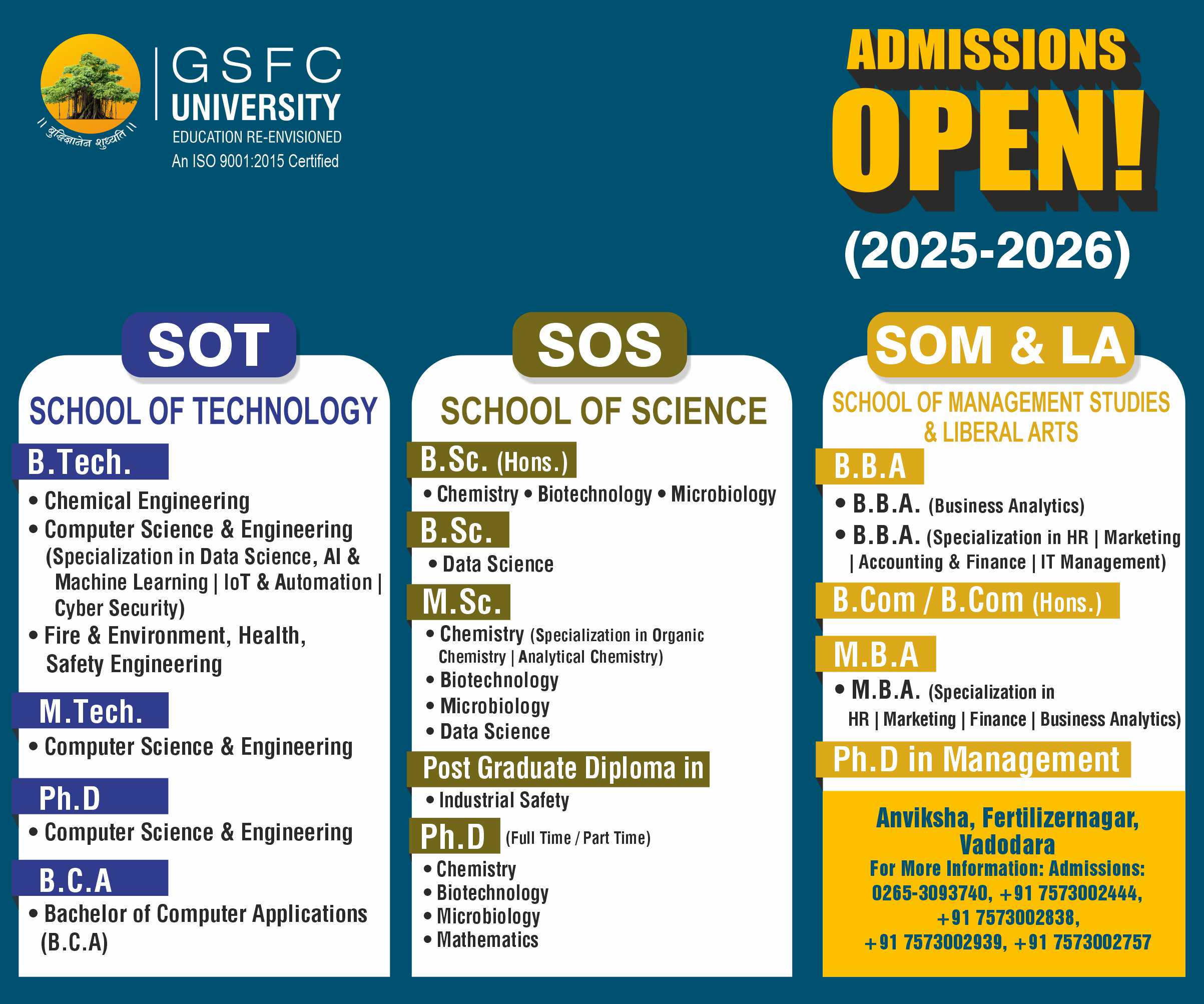 popup Admission GSFCU